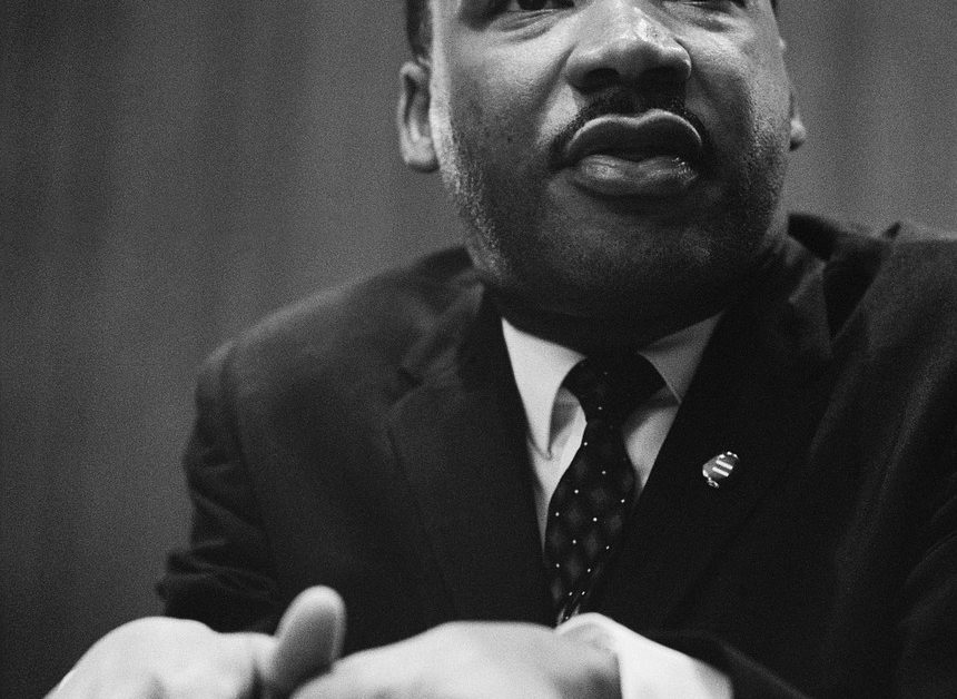 Photo of Martin Luther King speaking