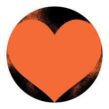 Orange heart