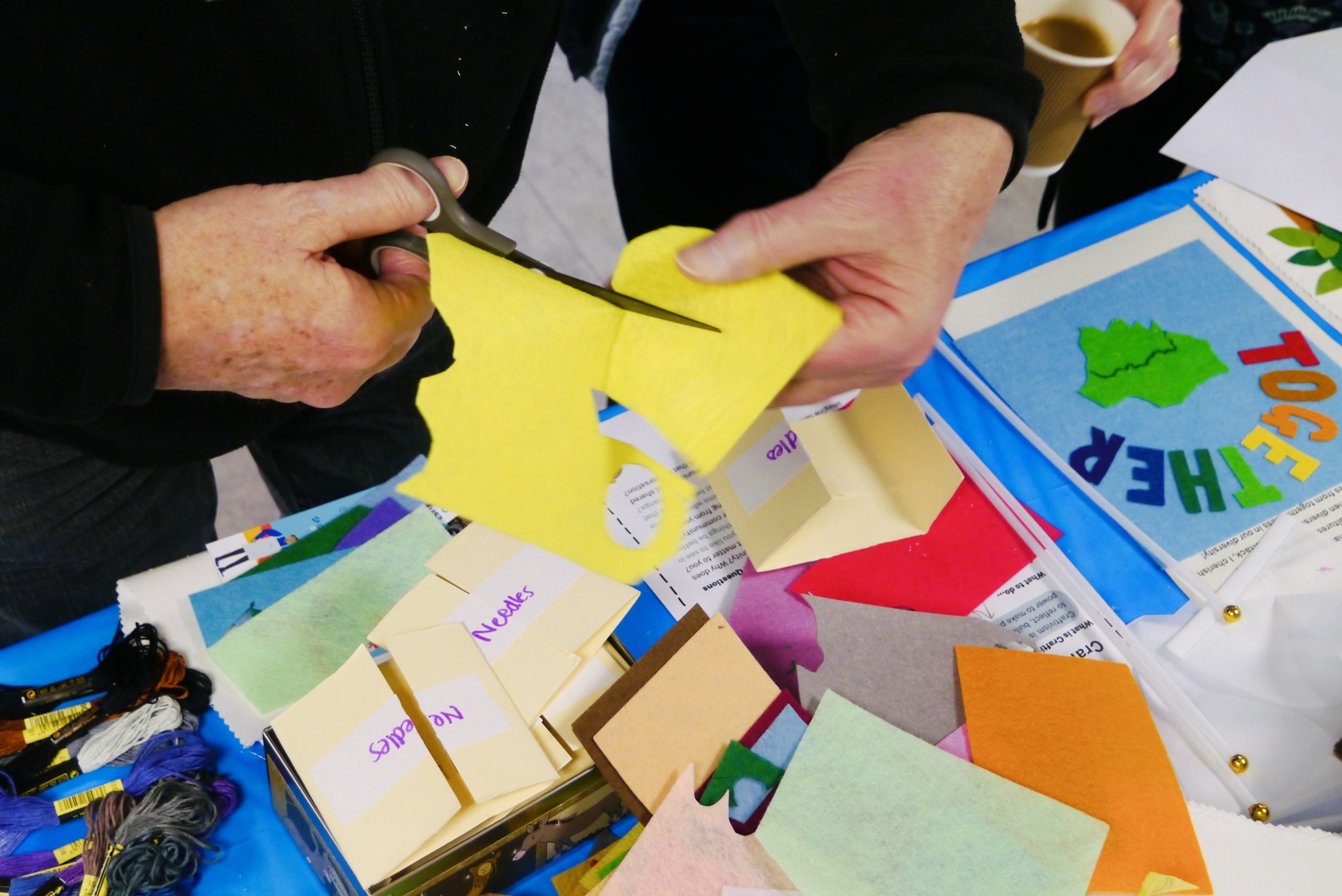 Craftivism at ForGood25 (Photo by Steve Walker)