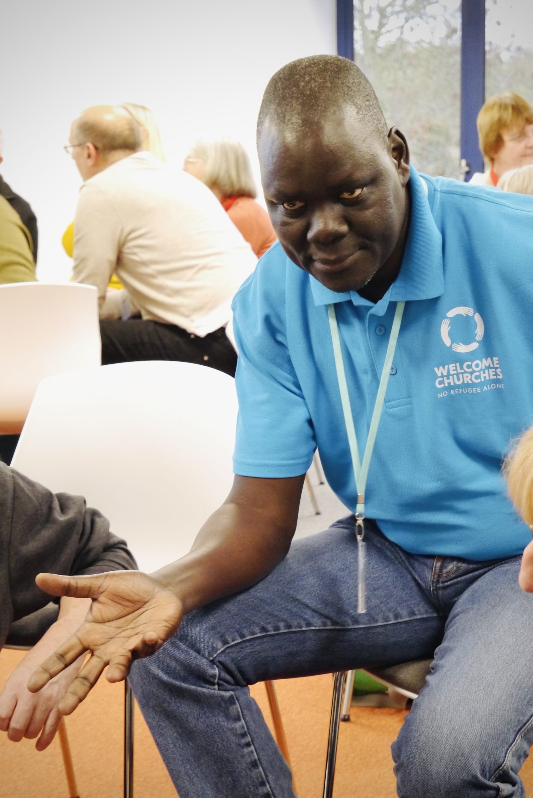 A speaker from Welcome Churches at ForGood25 (Photo by Steve Walker)